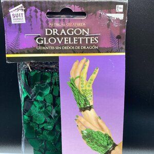 Suit Yourself Emerald Green Dragon Glovelettes 1 Pair